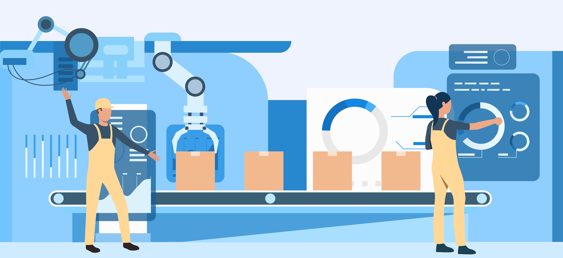 OEE monitoring dashboard view for manufacturing operations